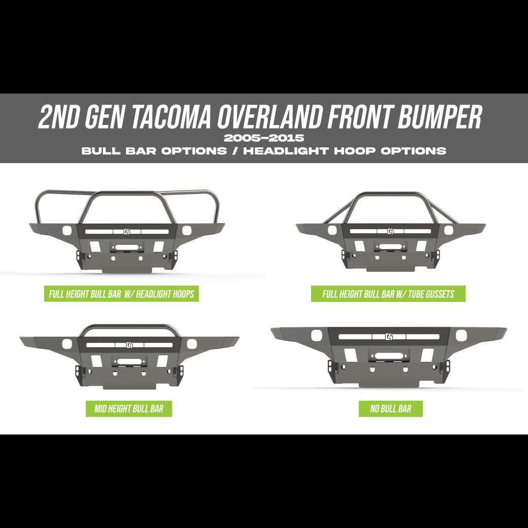 C4 T2 Overland Front Bumper Styles