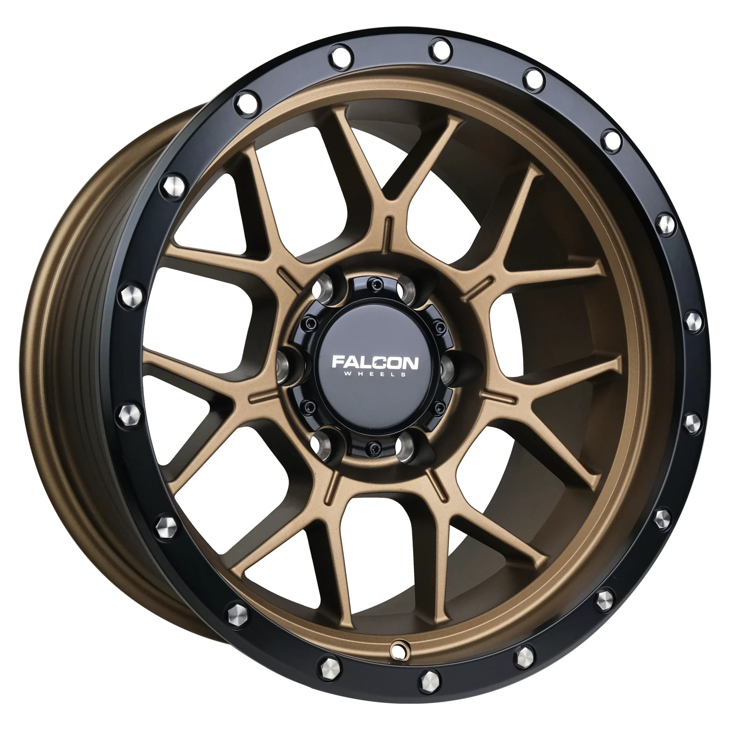 Falcon Wheels TX-17X9-12-BLACK